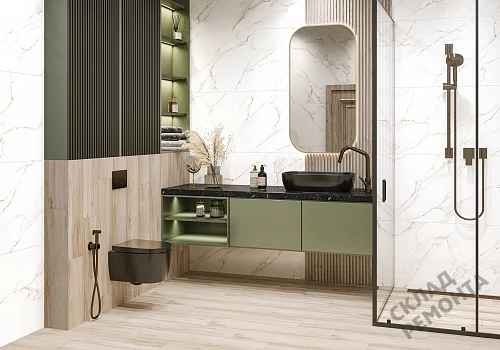 Фото Керамогранит лаппатированный Alma Ceramica Невада GFU60120NVD00L белый 1200*600*8,5 – купить в Благовещенске: цена, описание, фото. Интернет-магазин 2