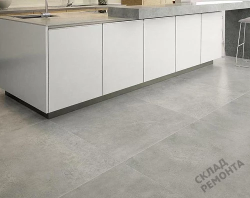Фото Керамогранит матовый Steppe Ceramics Concrete Grey серый 600*600*9 – купить в Благовещенске: цена, описание, фото. Интернет-магазин 3