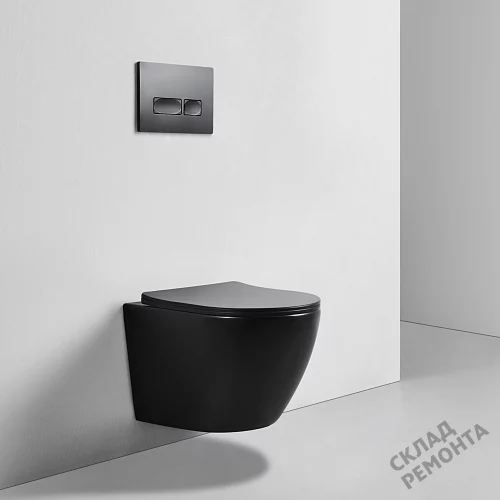 Фото Унитаз подвесной Calypso CS46UQ-MB-OK ультратихий смыв купить в Благовещенске: цена, описание, фото. Интернет-магазин 2