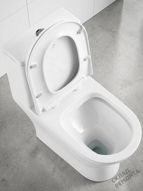 Фото Унитаз моноблок BelBagno Lounge BB8618CPR-MN/SC безободковый купить в Благовещенске: цена, описание, фото. Интернет-магазин 3