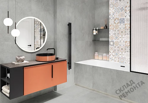 Фото Керамогранит матовый Alma Ceramica Никос GFU6060NKS07R серый 600*600*9 – купить в Благовещенске: цена, описание, фото. Интернет-магазин 3