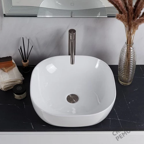 Фото Раковина накладная BelBagno BB1301 42.5 см купить в Благовещенске: цена, описание, фото. Интернет-магазин 5