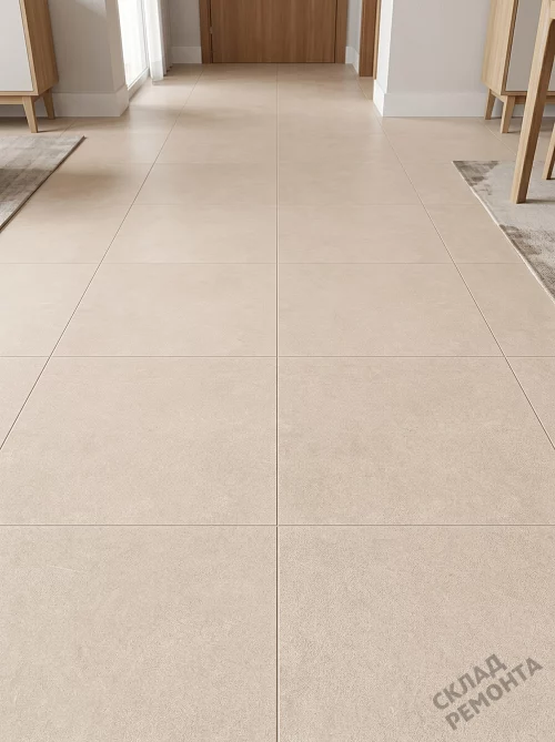 Фото Керамогранит матовый Alma Ceramica Бонд GFU6060BND40R бежевый 600*600*8,5 – купить в Благовещенске: цена, описание, фото. Интернет-магазин 1