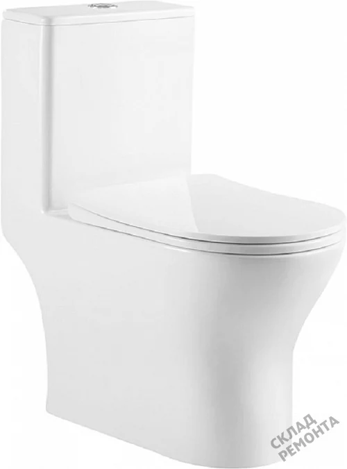 Фото Унитаз моноблок BelBagno Lounge BB8618CPR-MN/SC безободковый купить в Благовещенске: цена, описание, фото. Интернет-магазин 4