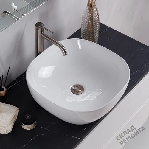 Фото Раковина накладная BelBagno BB1301 42.5 см купить в Благовещенске: цена, описание, фото. Интернет-магазин 4