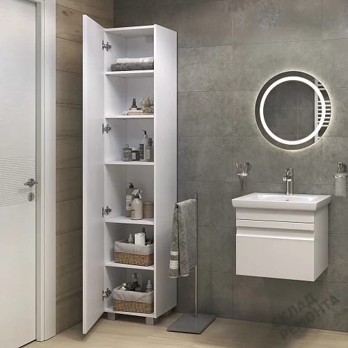 Фото Пенал напольный Vigo Holly 40 pn.HOL.40, белый купить в Благовещенске: цена, описание, фото. Интернет-магазин 4