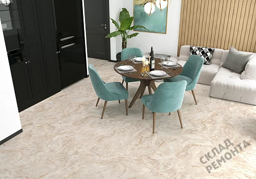 Фото Керамогранит лаппатированный Alma Ceramica Невада GFU04NVD40L бежевый 600*600*9 – купить в Благовещенске: цена, описание, фото. Интернет-магазин 2