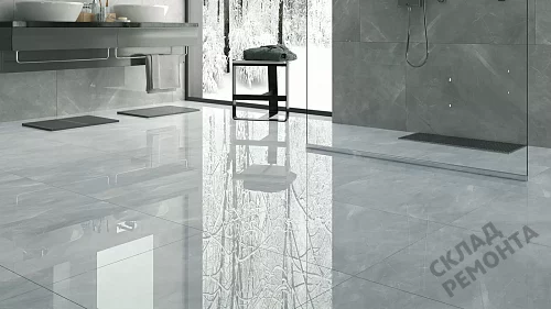 Фото Керамогранит матовый Steppe Ceramics Pulpis Grey серый 600*1200*10 – купить в Благовещенске: цена, описание, фото. Интернет-магазин 4