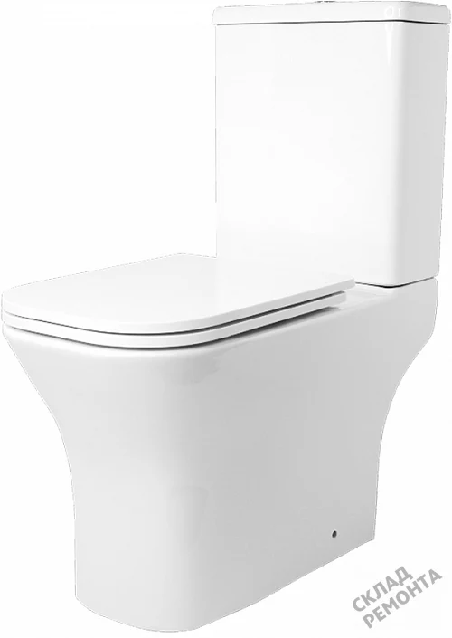 Фото Унитаз компакт напольный Calypso CS4852UQ-OK безободковый купить в Благовещенске: цена, описание, фото. Интернет-магазин 2