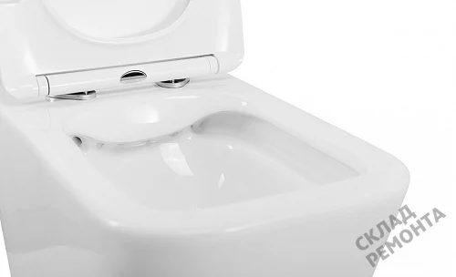 Фото Унитаз подвесной BelBagno Due 2.0 BB7107CHR/SC безободковый купить в Благовещенске: цена, описание, фото. Интернет-магазин 5