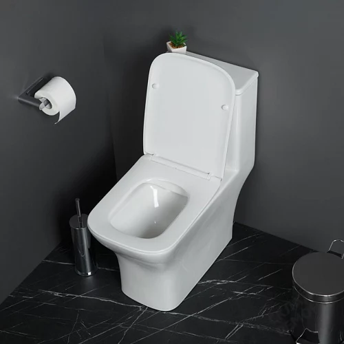 Фото Унитаз моноблок BelBagno Neon BB8617CPR-MN/SC безободковый купить в Благовещенске: цена, описание, фото. Интернет-магазин 2