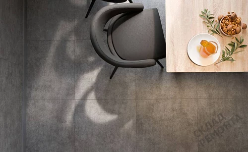 Фото Керамогранит матовый Steppe Ceramics Urban Grey серый 600*600*9 – купить в Благовещенске: цена, описание, фото. Интернет-магазин 2