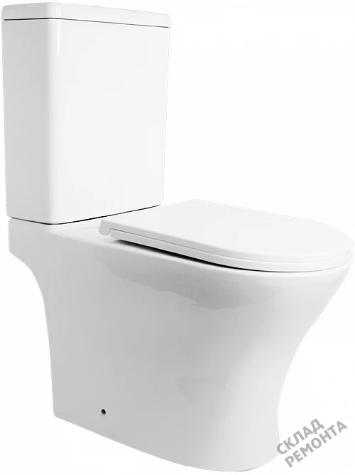 Фото Унитаз компакт напольный Calypso CS4851UQ-TK(OK) безободковый купить в Благовещенске: цена, описание, фото. Интернет-магазин 2
