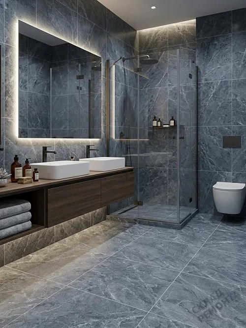 Фото Керамогранит матовый Diamond Ceramics 66N26 серый 600*600*9,5 – купить в Благовещенске: цена, описание, фото. Интернет-магазин 1