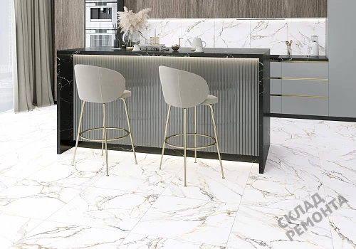 Фото Керамогранит матовый Alma Ceramica Тренди GFU04TRD04R белый 600*600*9 – купить в Благовещенске: цена, описание, фото. Интернет-магазин 2
