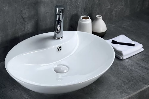 Фото Раковина накладная BelBagno BB1370 55.5 см купить в Благовещенске: цена, описание, фото. Интернет-магазин 4
