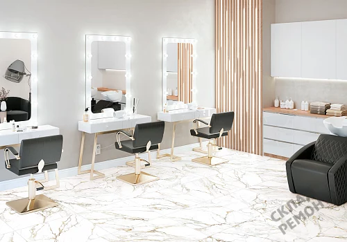 Фото Керамогранит матовый Alma Ceramica Тренди GFU04TRD04R белый 600*600*9 – купить в Благовещенске: цена, описание, фото. Интернет-магазин 3