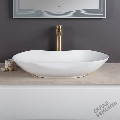 Фото Раковина накладная BelBagno BB1334, 66,5 см купить в Благовещенске: цена, описание, фото. Интернет-магазин 3