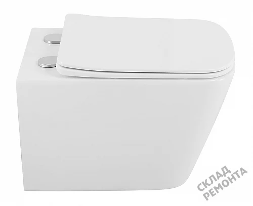 Фото Унитаз подвесной BelBagno Due 2.0 BB7107CHR/SC безободковый купить в Благовещенске: цена, описание, фото. Интернет-магазин 3