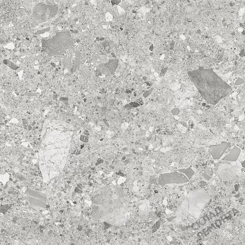 Фото Керамогранит матовый Alma Ceramica Холли GFU6060HOL70R серый 600*600*9 – купить в Благовещенске: цена, описание, фото. Интернет-магазин 1
