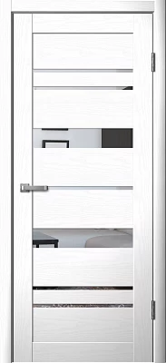 Дверь FlyDoors Ла Стелла 283 макиато, экошпон, зеркало